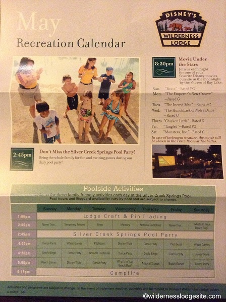 May 2014 activity sheet